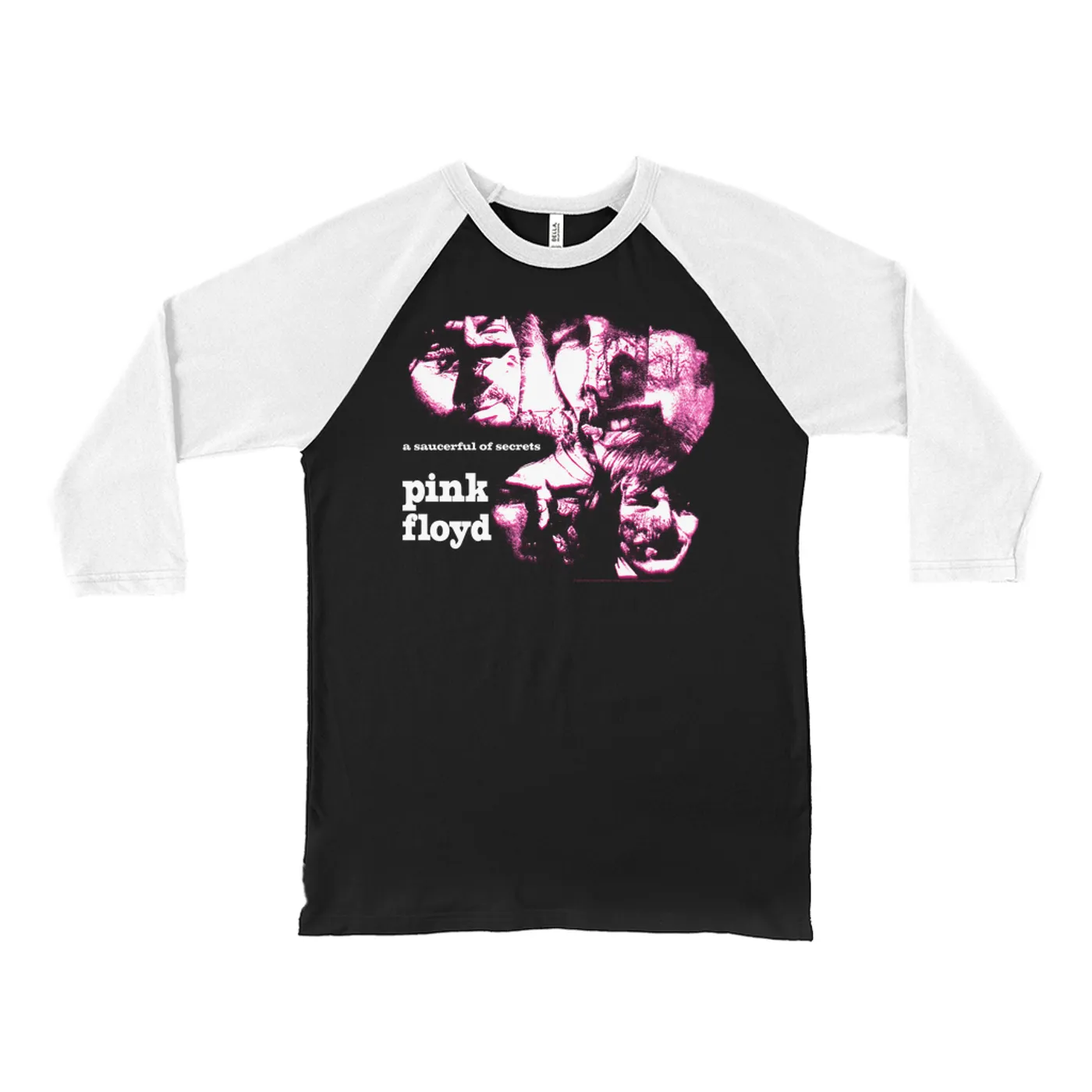 Pink Floyd 3/4 Sleeve Baseball Tee | A Saucerful Of Secrets Album Image Pink Floyd Shirt