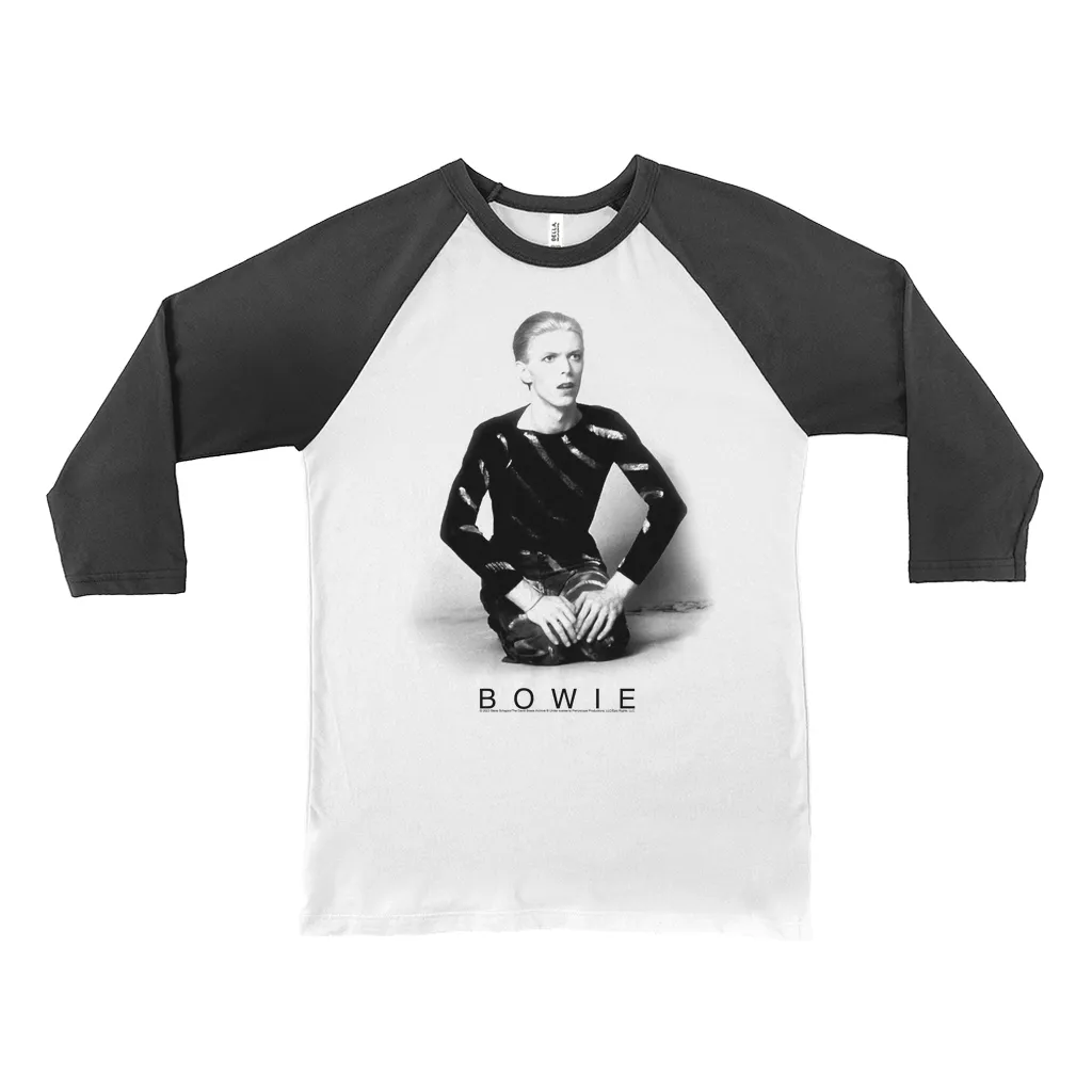 3/4 Sleeve Baseball Tee | 1974 Black And White Photo Shirt