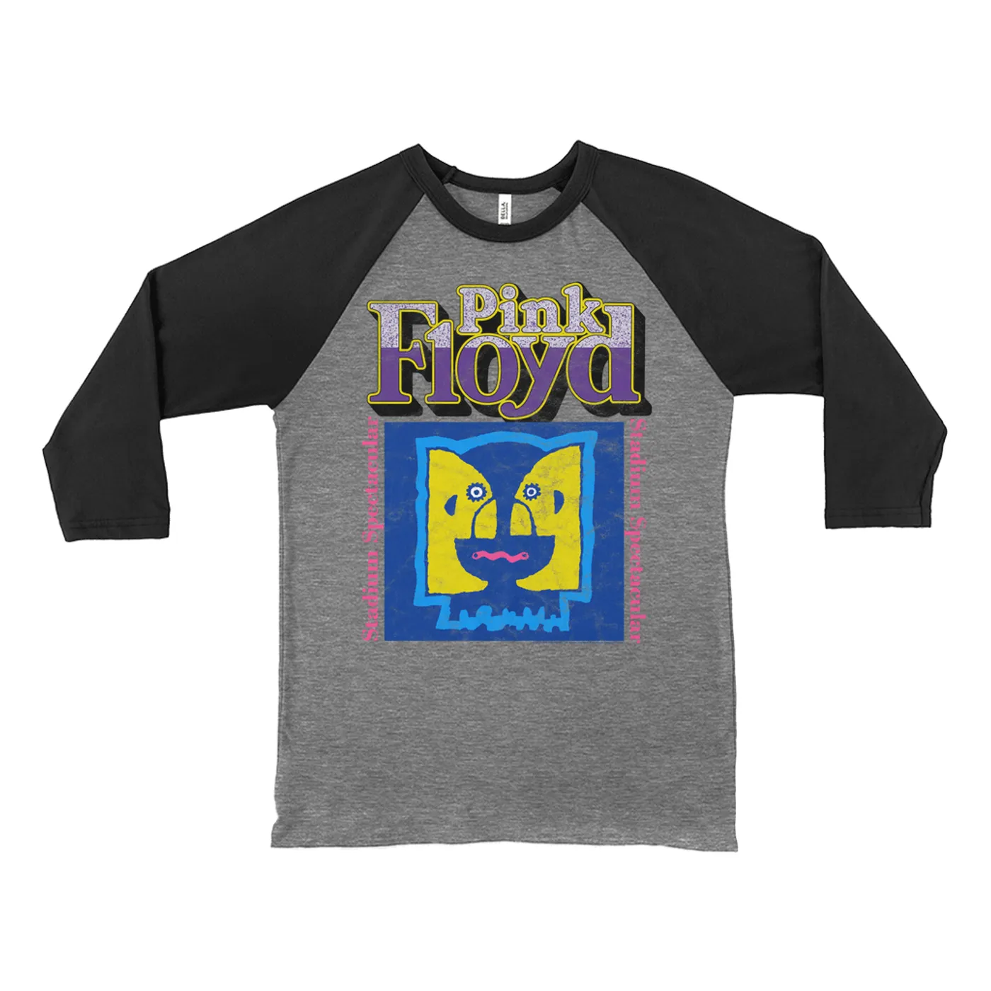 Pink Floyd 3/4 Sleeve Baseball Tee | Division Bell Stadium Spectacular Pink Floyd Shirt