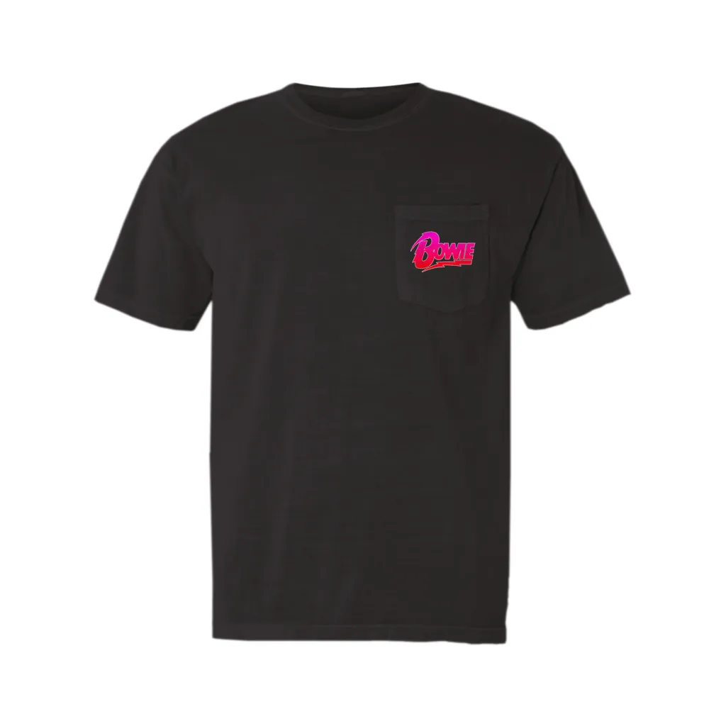 T-Shirt | Pink and Red Bowie Logo (Equineop Exclusive) Pocket T-shirt