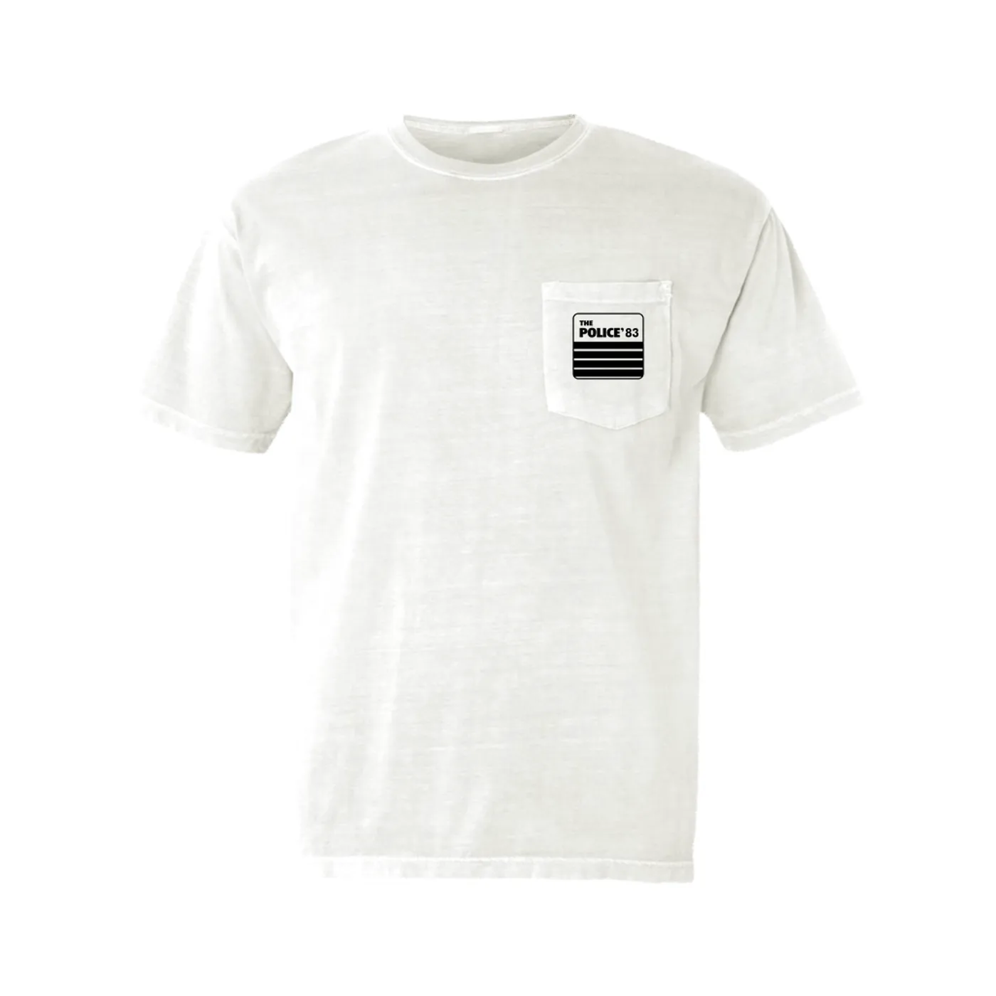 The Police T-Shirt | The Police 1983 Concert Tour (Merchbar Exclusive) The Police Pocket T-shirt