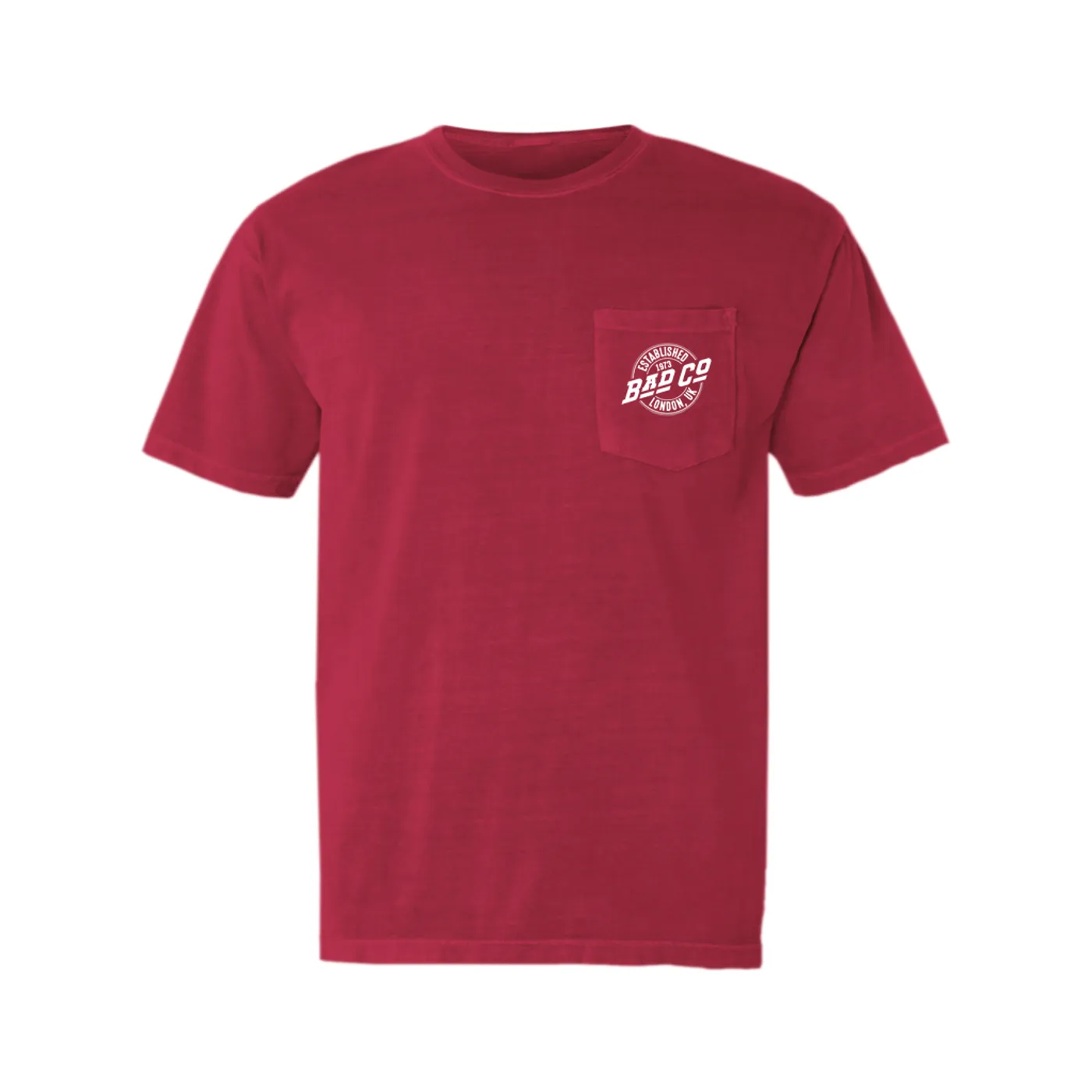 Bad Company T-Shirt | Established 1973 London UK Logo (Merchbar Exclusive) Bad Company Pocket T-shirt