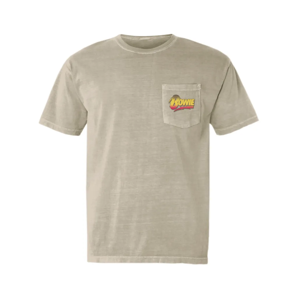 T-Shirt | Funky Bolt Logo Ombre Distressed Pocket T-shirt