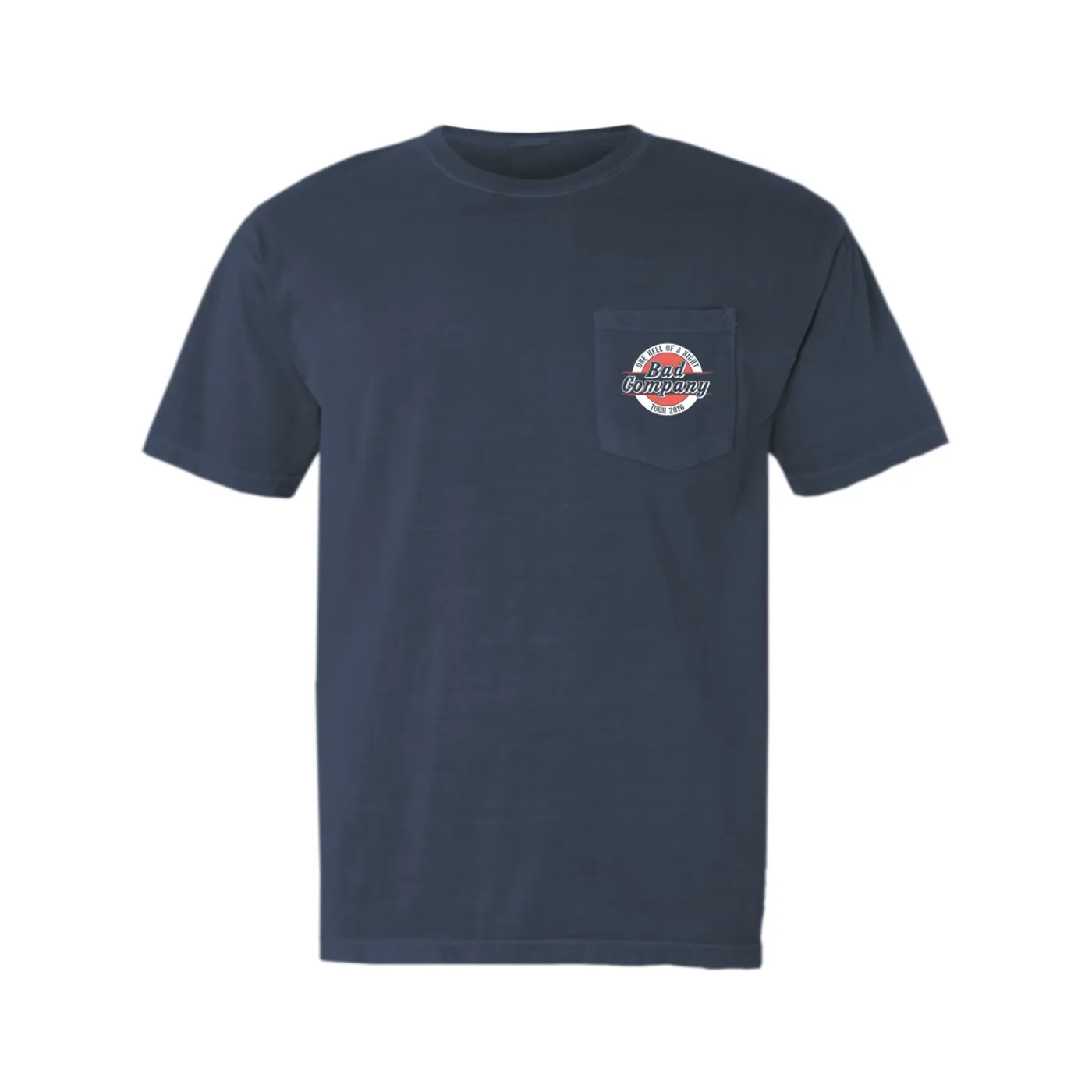 Bad Company T-Shirt | One Hell Of A Night 2016 Tour Bad Company Pocket T-shirt