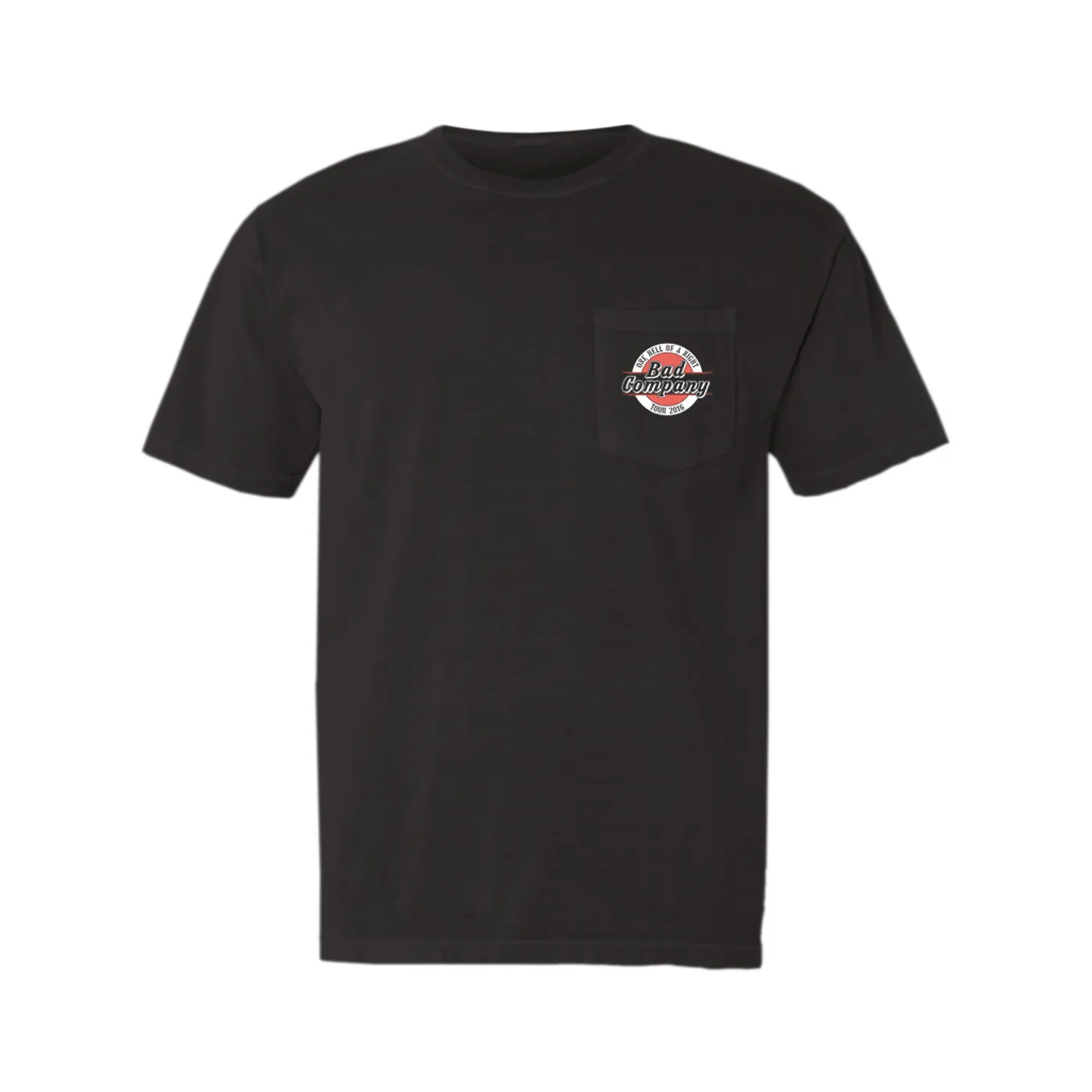 Bad Company T-Shirt | One Hell Of A Night 2016 Tour Bad Company Pocket T-shirt