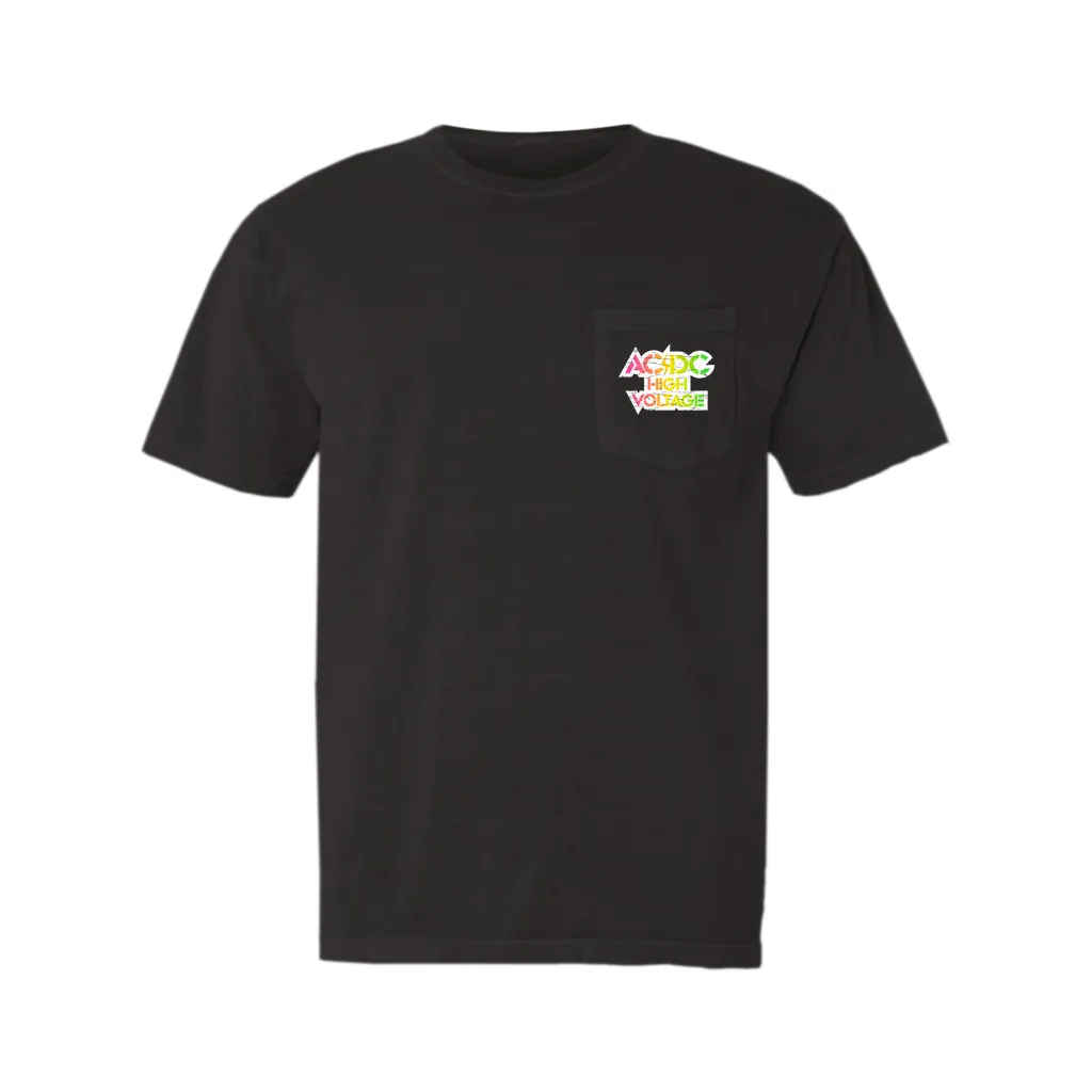 T-Shirt | Neon High Voltage Logo (Equineop Exclusive) Pocket T-shirt