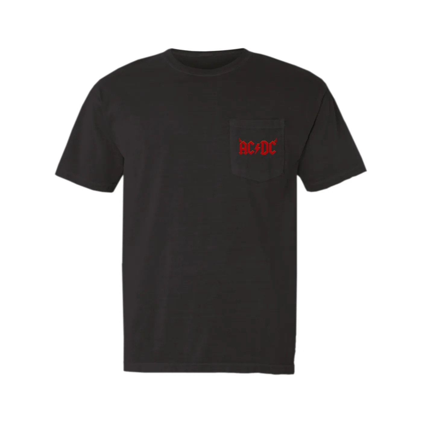 ACDC T-Shirt | AC/DC Horn Logo (Merchbar Exclusive) ACDC Pocket T-shirt