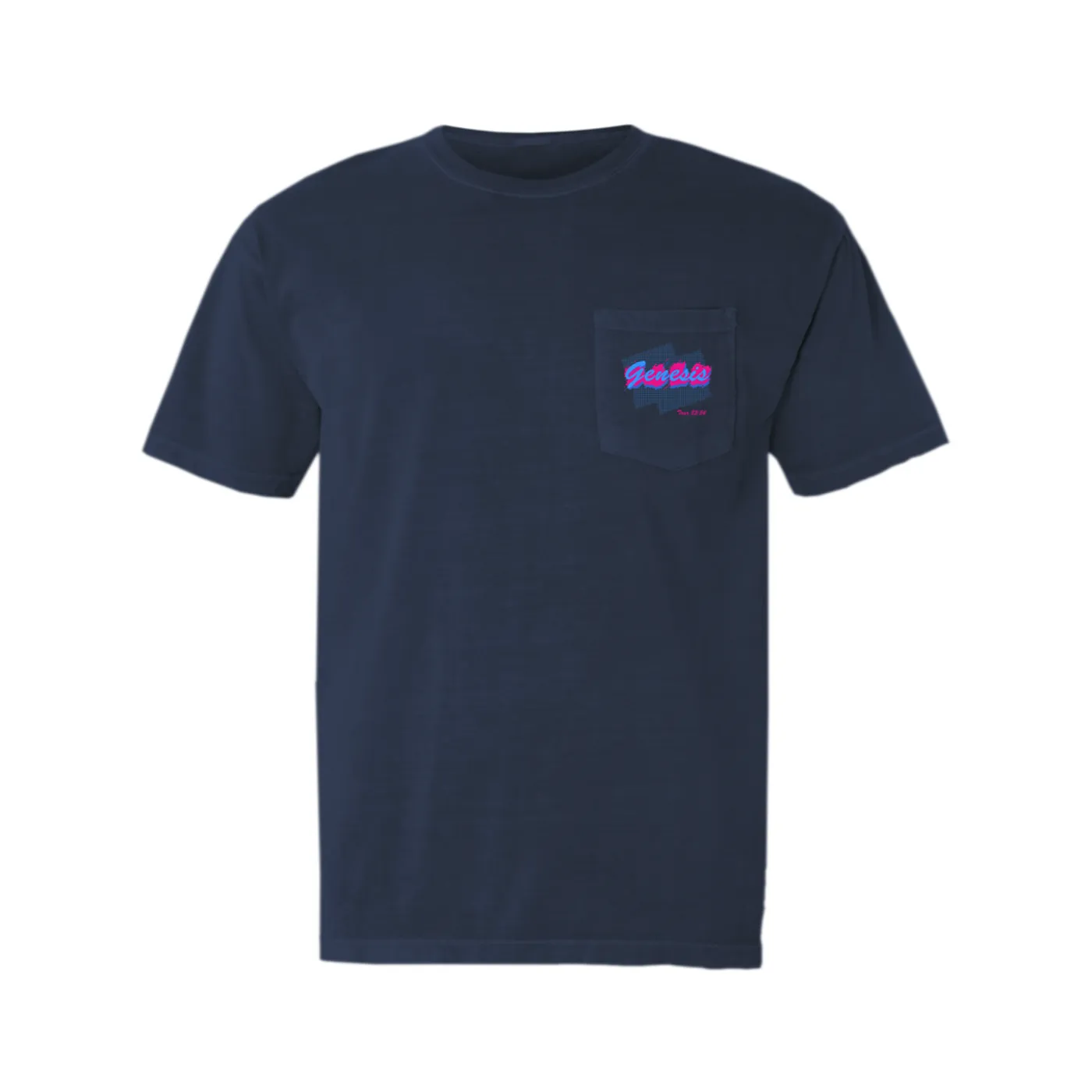 Genesis T-Shirt | Neon 1984-84 Tour Genesis Pocket T-shirt