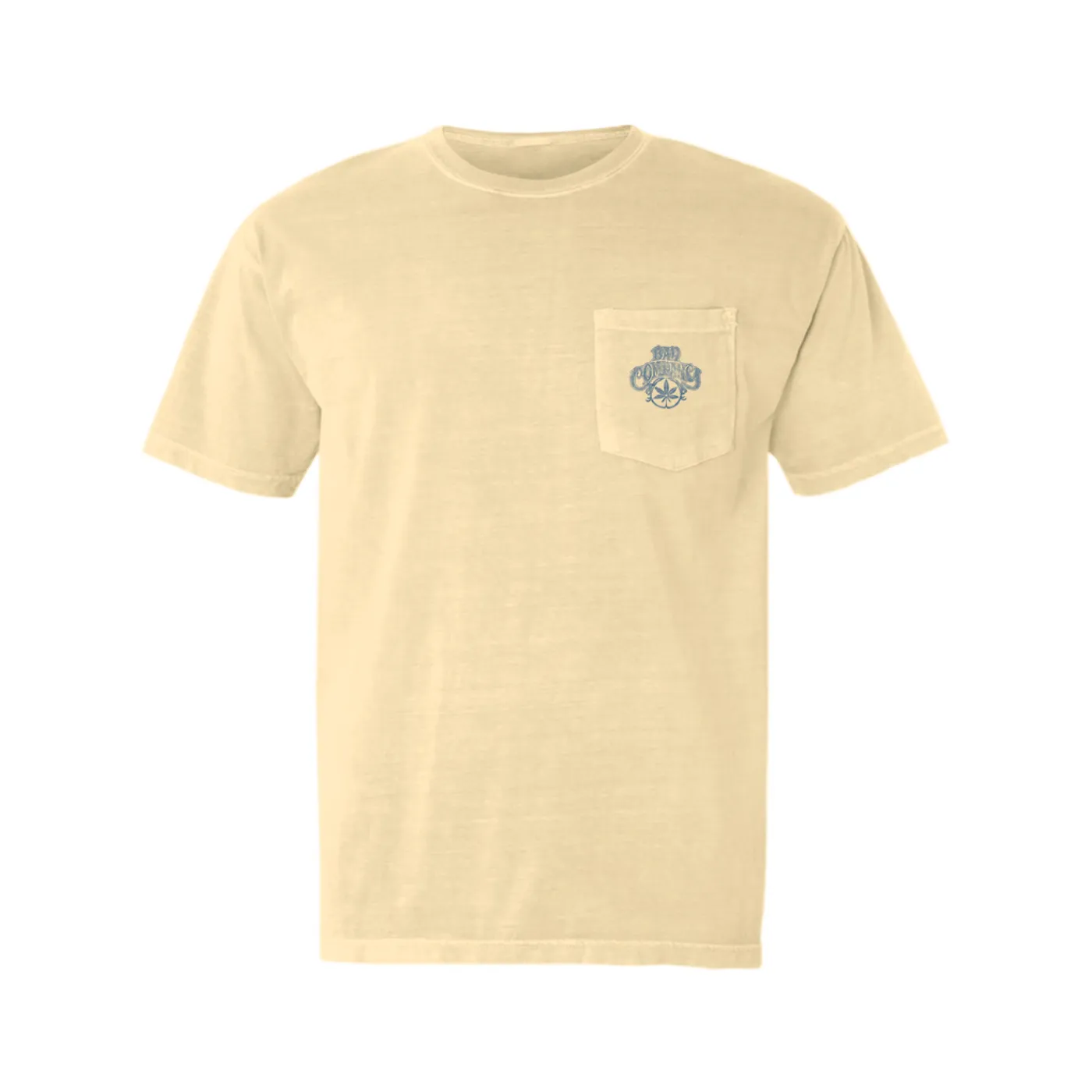 Bad Company T-Shirt | Early Smoke Logo Distressed Bad Company Pocket T-shirt