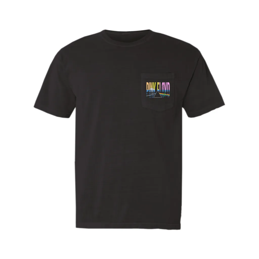 T-Shirt | Dark Side Of The Moon Tropical Sunset Pocket T-shirt