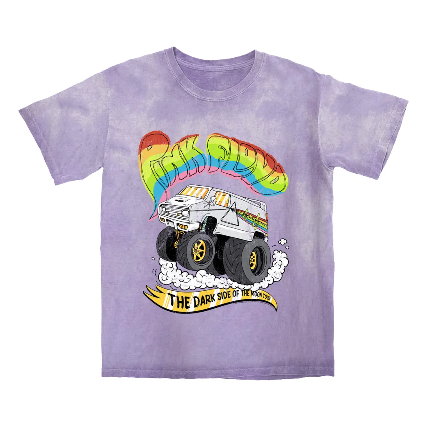 Pink Floyd T-shirt | Dark Side Of The Moon Tour Road Trip (Merchbar Exclusive) Pink Floyd Color Blast Shirt