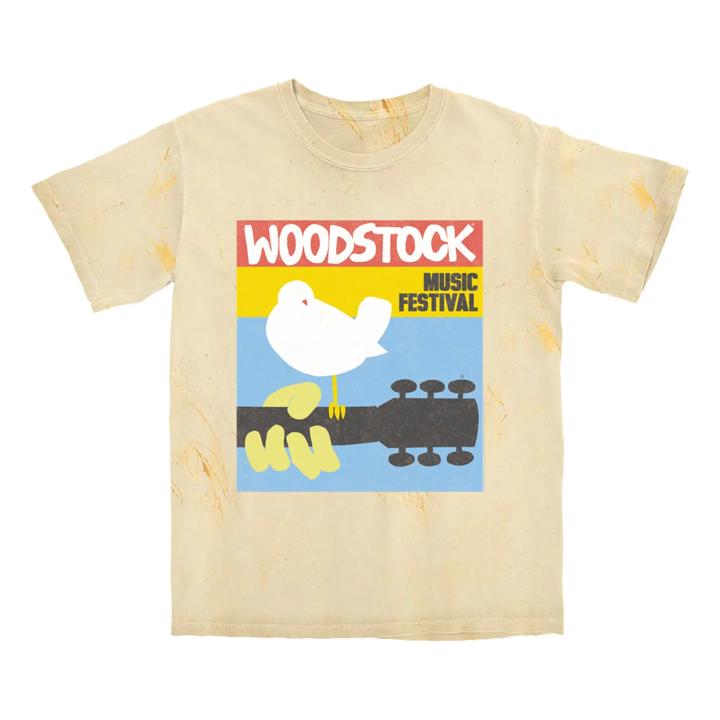 Woodstock T-shirt | Retro Music Festival (Merchbar Exclusive) Woodstock Color Blast Shirt