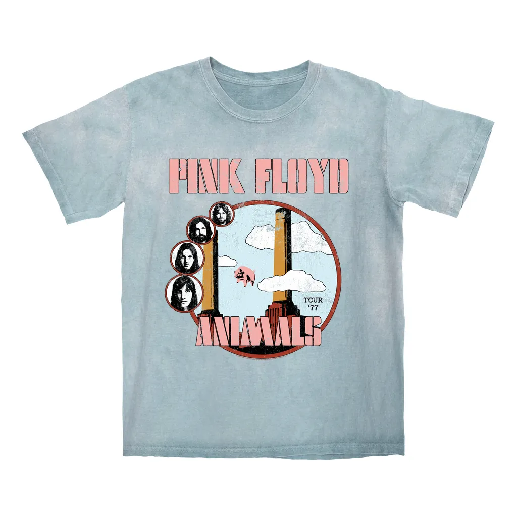 T-shirt | Animals '77 Tour Pastel Design Distressed (Equineop Exclusive) Color Blast Shirt