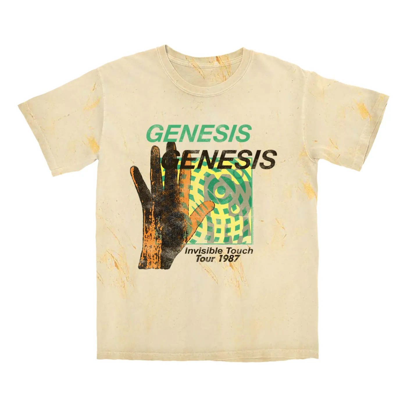 Genesis T-shirt | Invisible Touch 1987 Tour (Merchbar Exclusive) Genesis Color Blast Shirt