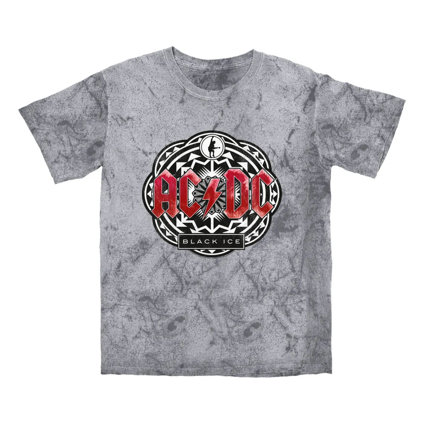 AC/DC T-shirt | Black Ice Red Design (Merchbar Exclusive) ACDC Color Blast Shirt