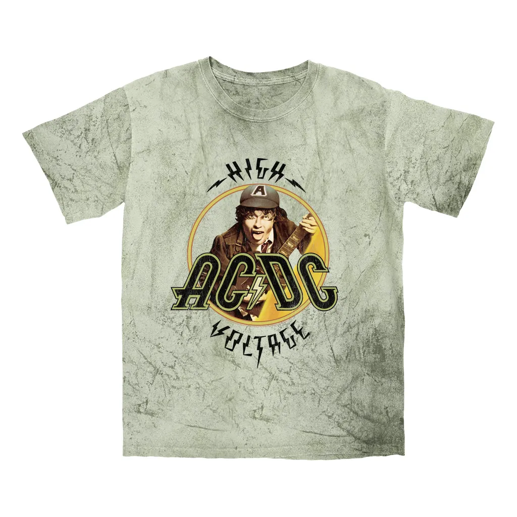 T-shirt | High Voltage Album Design Distressed (Equineop Exclusive) Color Blast Shirt