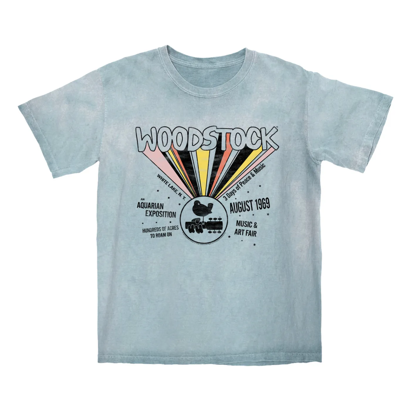 Woodstock T-shirt | An Aquarian Exposition Woodstock Color Blast Shirt