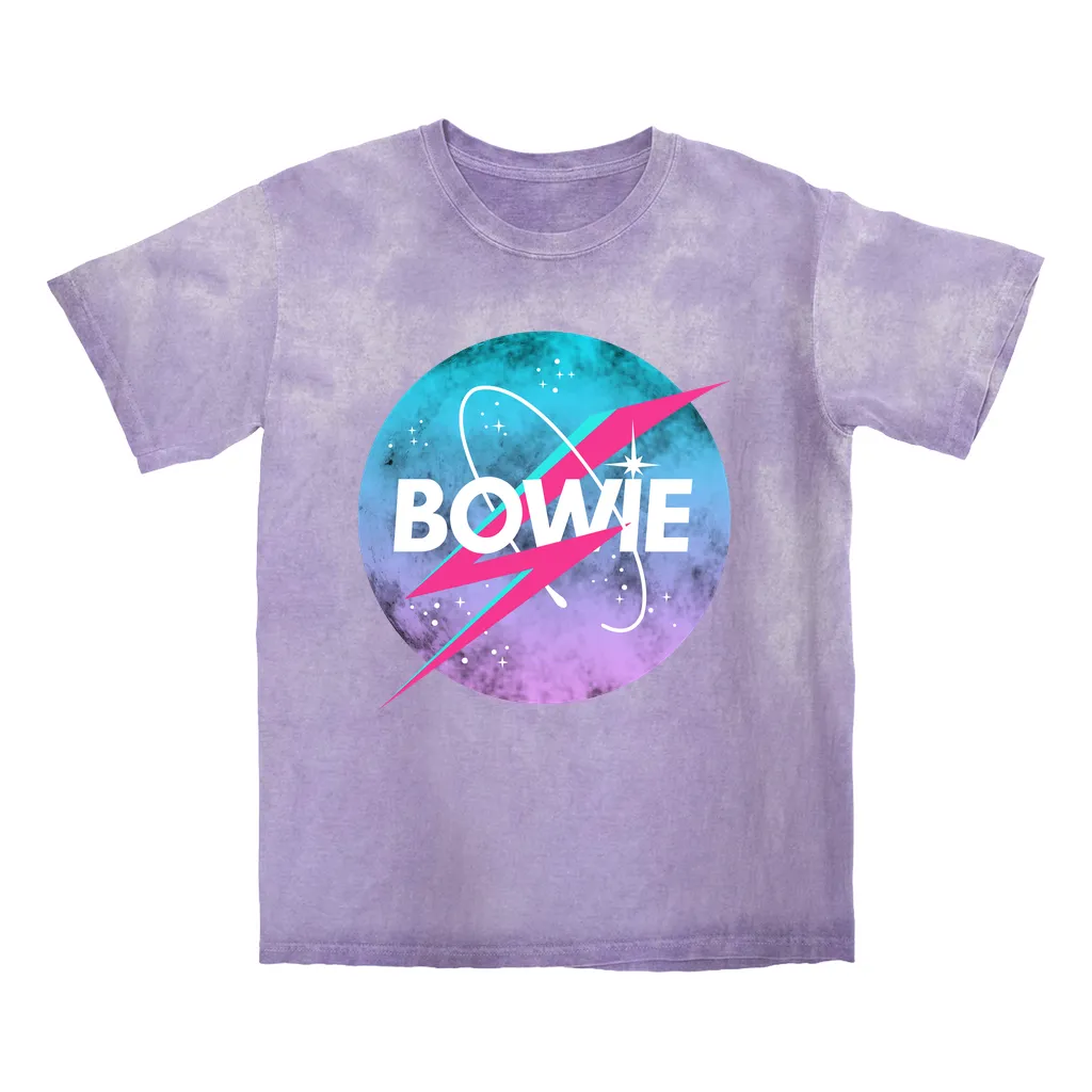 T-shirt | Pastel Bowie NASA Inspired Logo (Equineop Exclusive) Color Blast Shirt