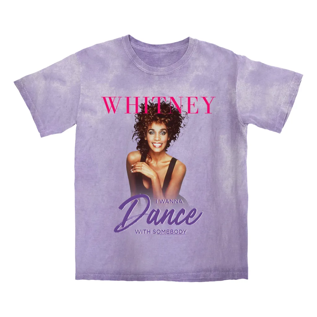 T-shirt | I Wanna Dance With Somebody Purple Pink Design (Equineop Exclusive) Color Blast Shirt