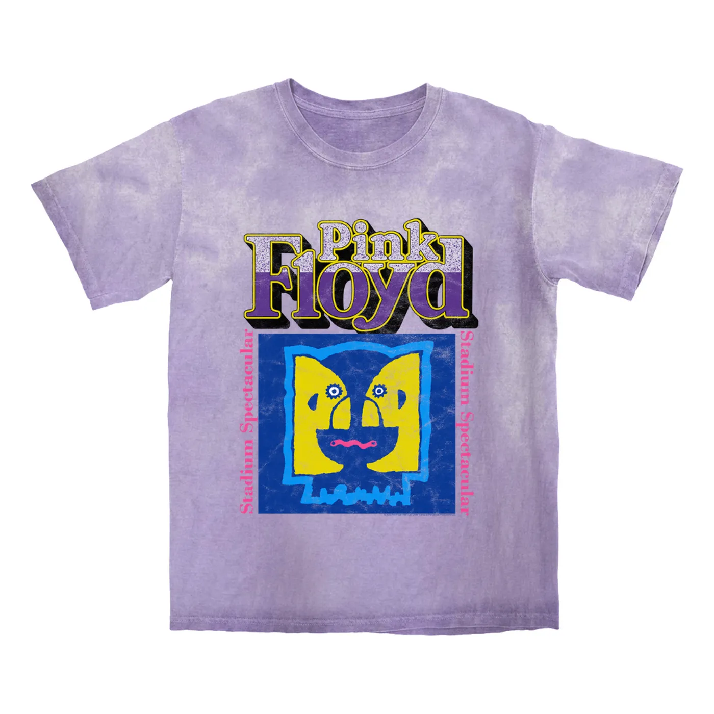 Pink Floyd T-shirt | Division Bell Stadium Spectacular Pink Floyd Color Blast Shirt