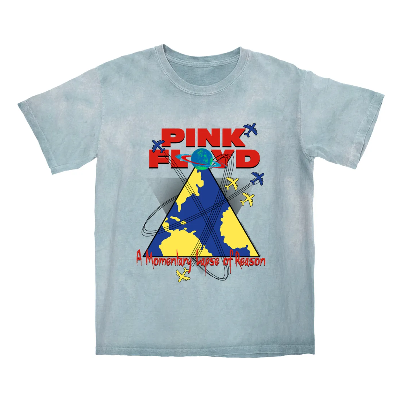 Pink Floyd T-shirt | A Momentary Lapse Of Reason Tour Pink Floyd Color Blast Shirt