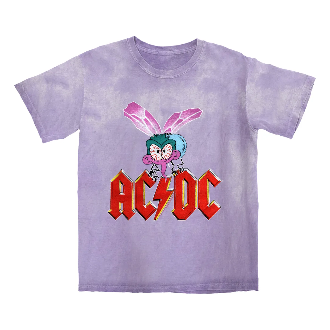 AC/DC T-shirt | Fly On The Wall Concert Tour Poster (Merchbar Exclusive) ACDC Color Blast Shirt