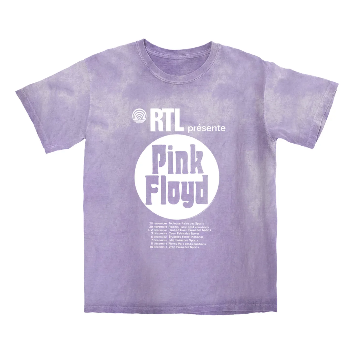 Pink Floyd T-shirt | RTL Presente Concert Flyer (Merchbar Exclusive) Pink Floyd Color Blast Shirt