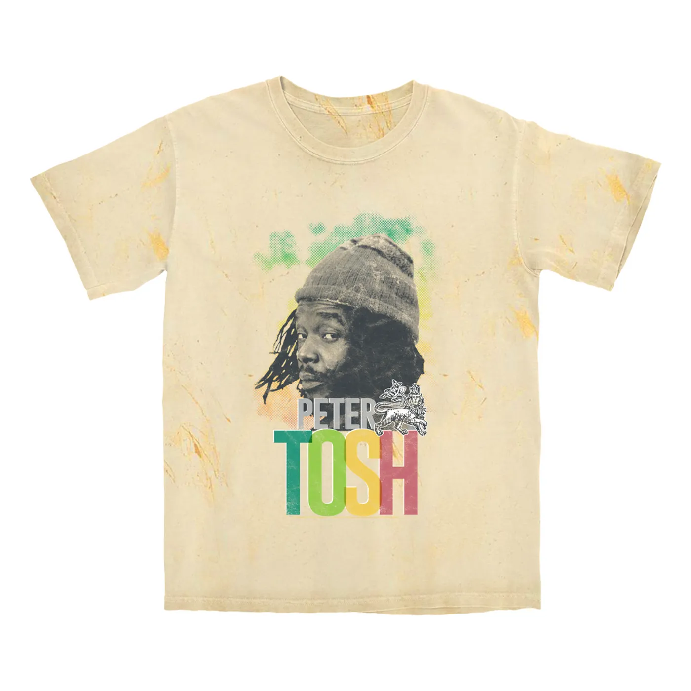Peter Tosh T-shirt | Over The Shoulder (Merchbar Exclusive) Peter Tosh Color Blast Shirt