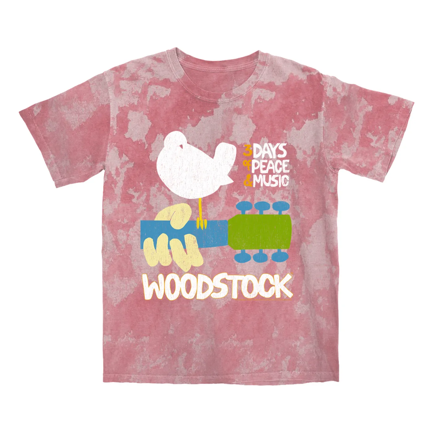 Woodstock T-shirt | 3 Days Of Peace And Music (Merchbar Exclusive) Woodstock Color Blast Shirt