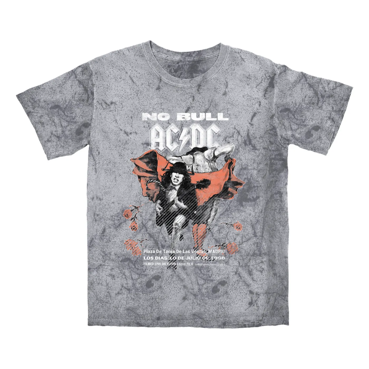 AC/DC T-shirt | No Bull Concert Poster Image ACDC Color Blast Shirt