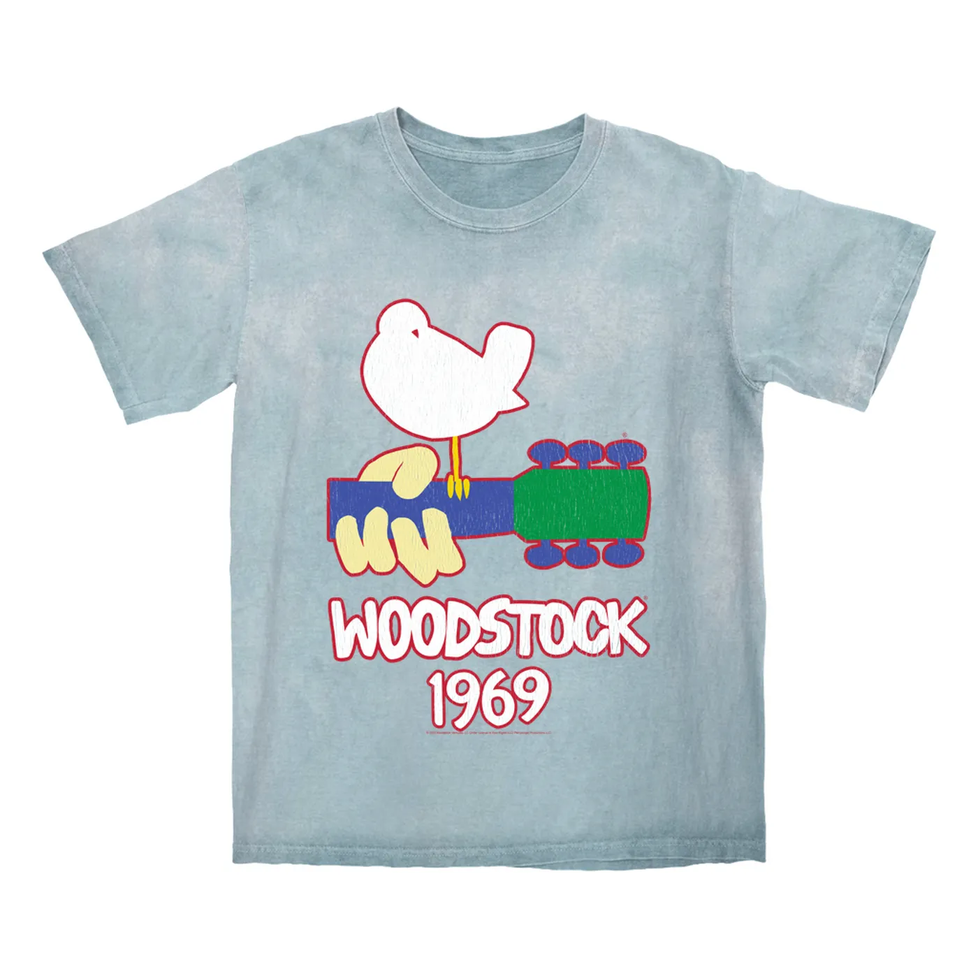 Woodstock T-shirt | 1969 Music Festival Outline (Merchbar Exclusive) Woodstock Color Blast Shirt