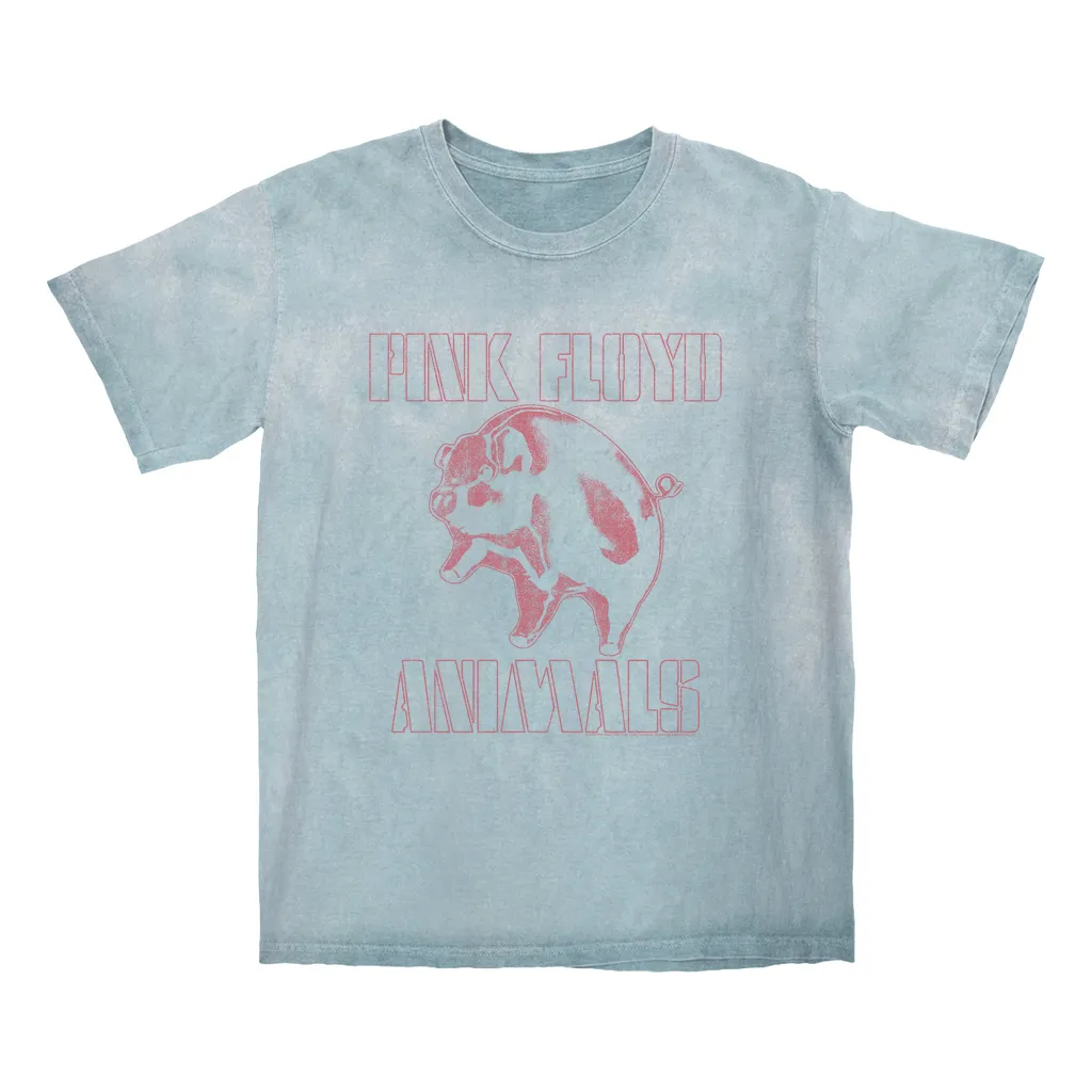 T-shirt | Pink Distressed 1978 NYC In The Flesh Concert Color Blast Shirt