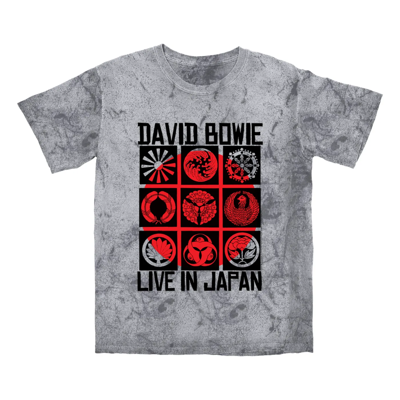 David Bowie T-shirt | Live In Japan Concert Poster (Merchbar Exclusive) David Bowie Color Blast Shirt