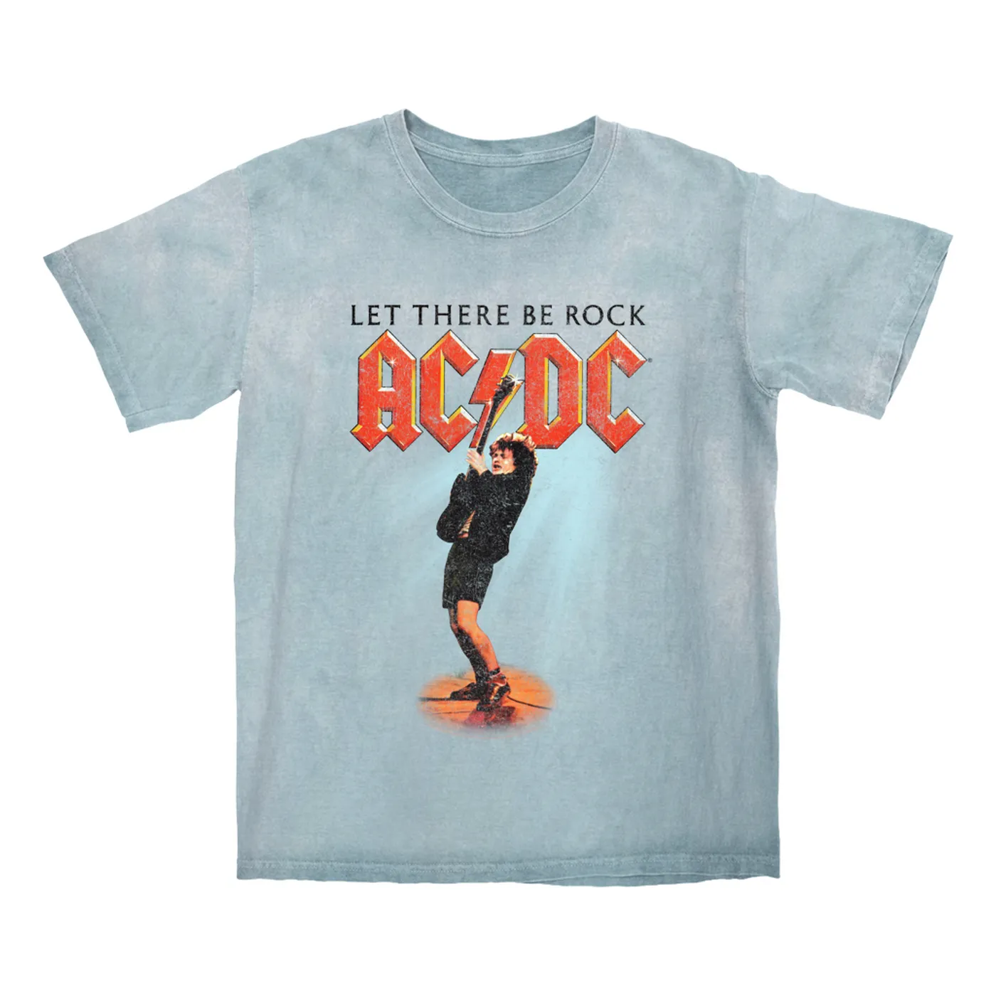 AC/DC T-shirt | Let There Be Rock Album Cover Design ACDC Color Blast Shirt