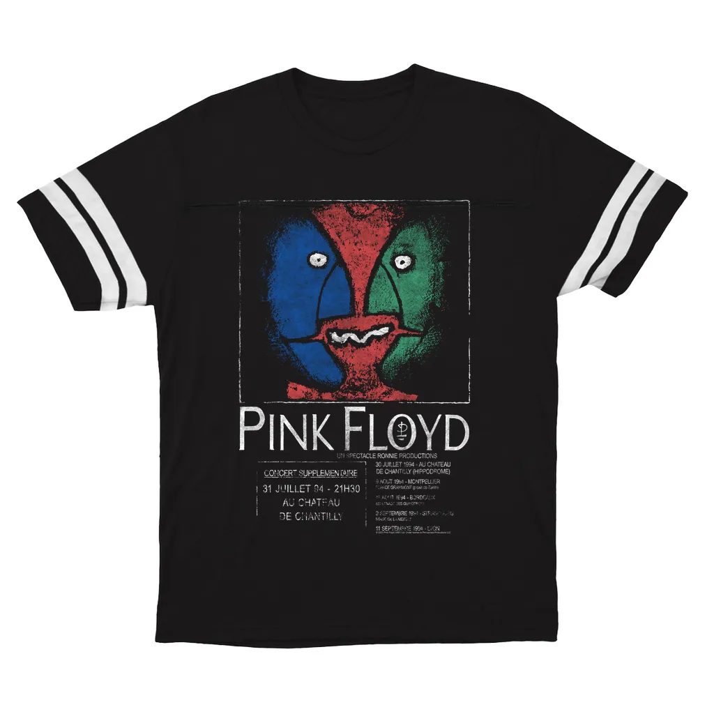 T-Shirt | Division Bell France Concert Distressed Football Shirt