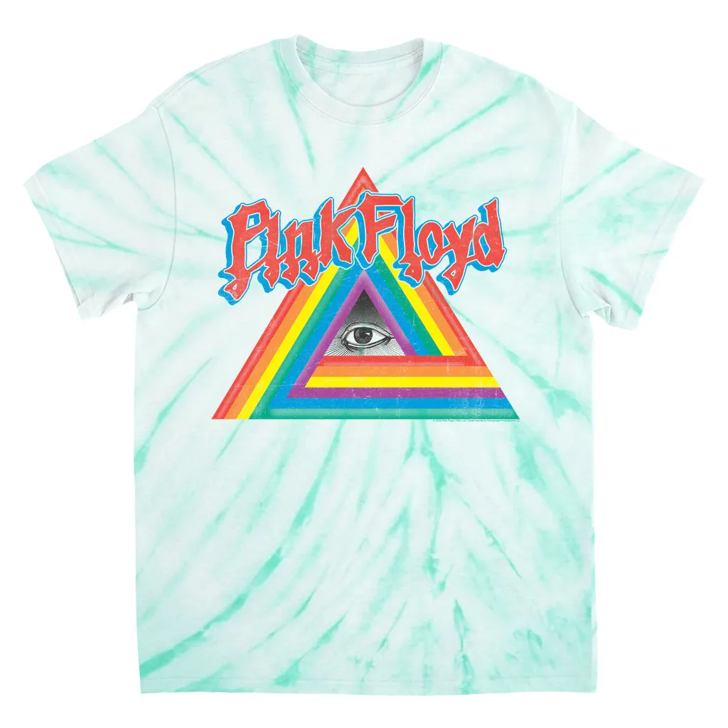 T-Shirt | Prism Eye Triangle Tie Dye Shirt