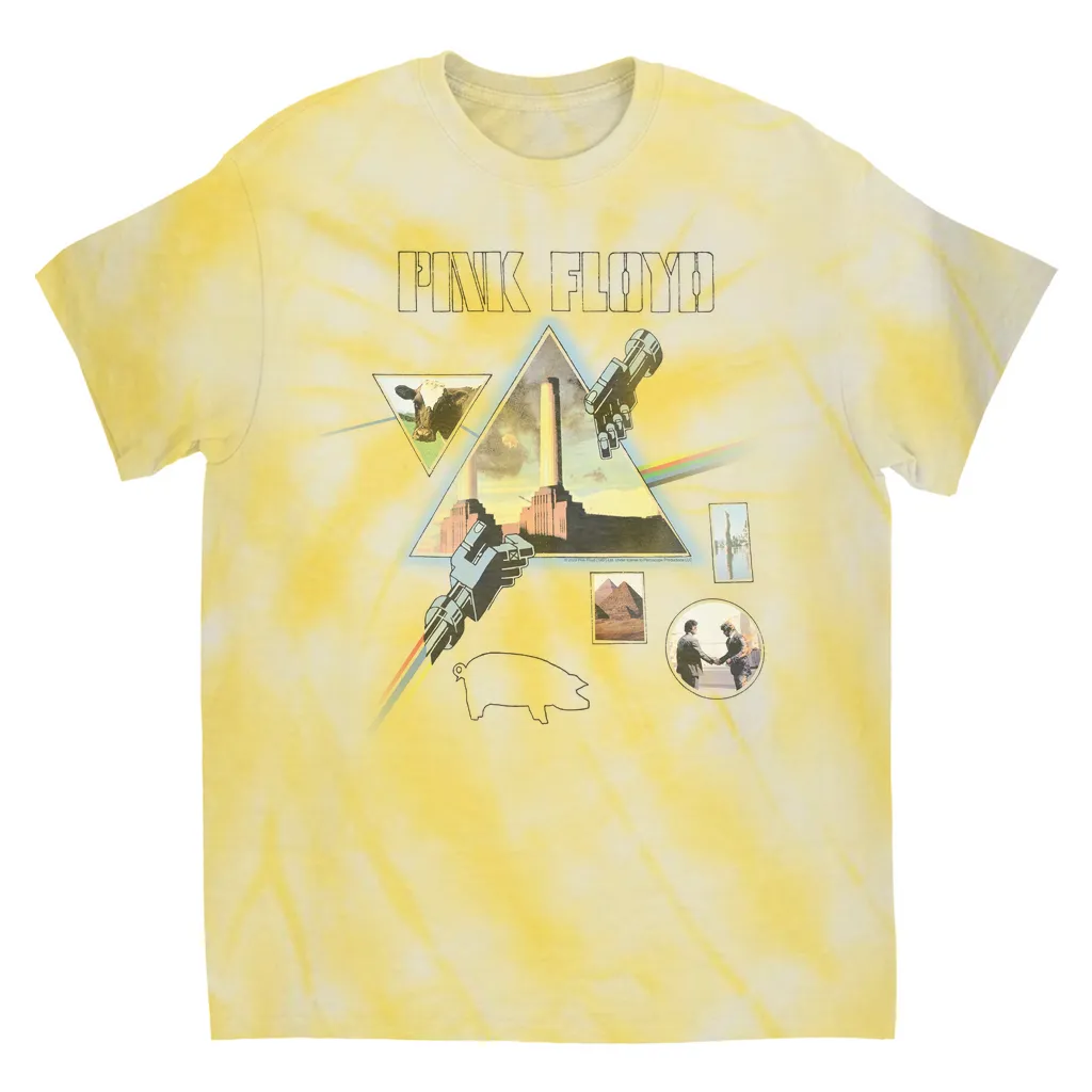 T-Shirt | Album Art Collage Design Tie Dye Shirt