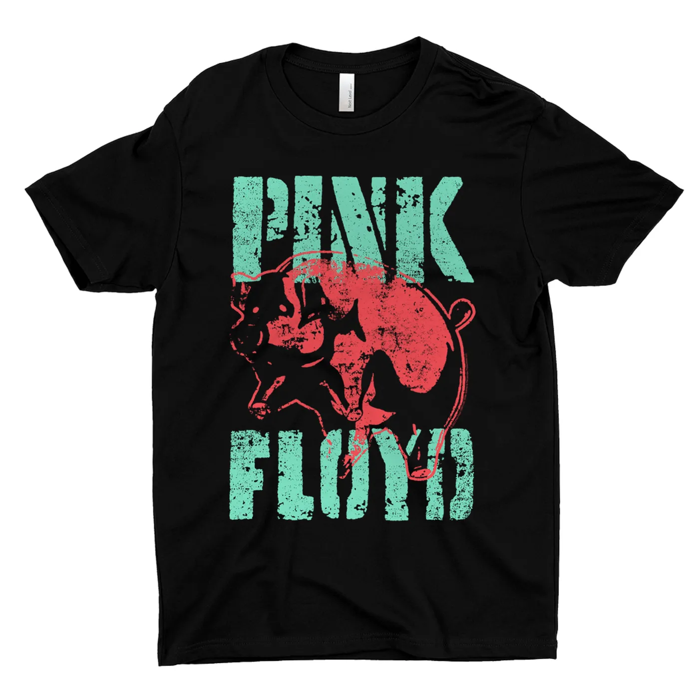Pink Floyd T-Shirt | Red Flying Pig Distressed Pink Floyd Shirt