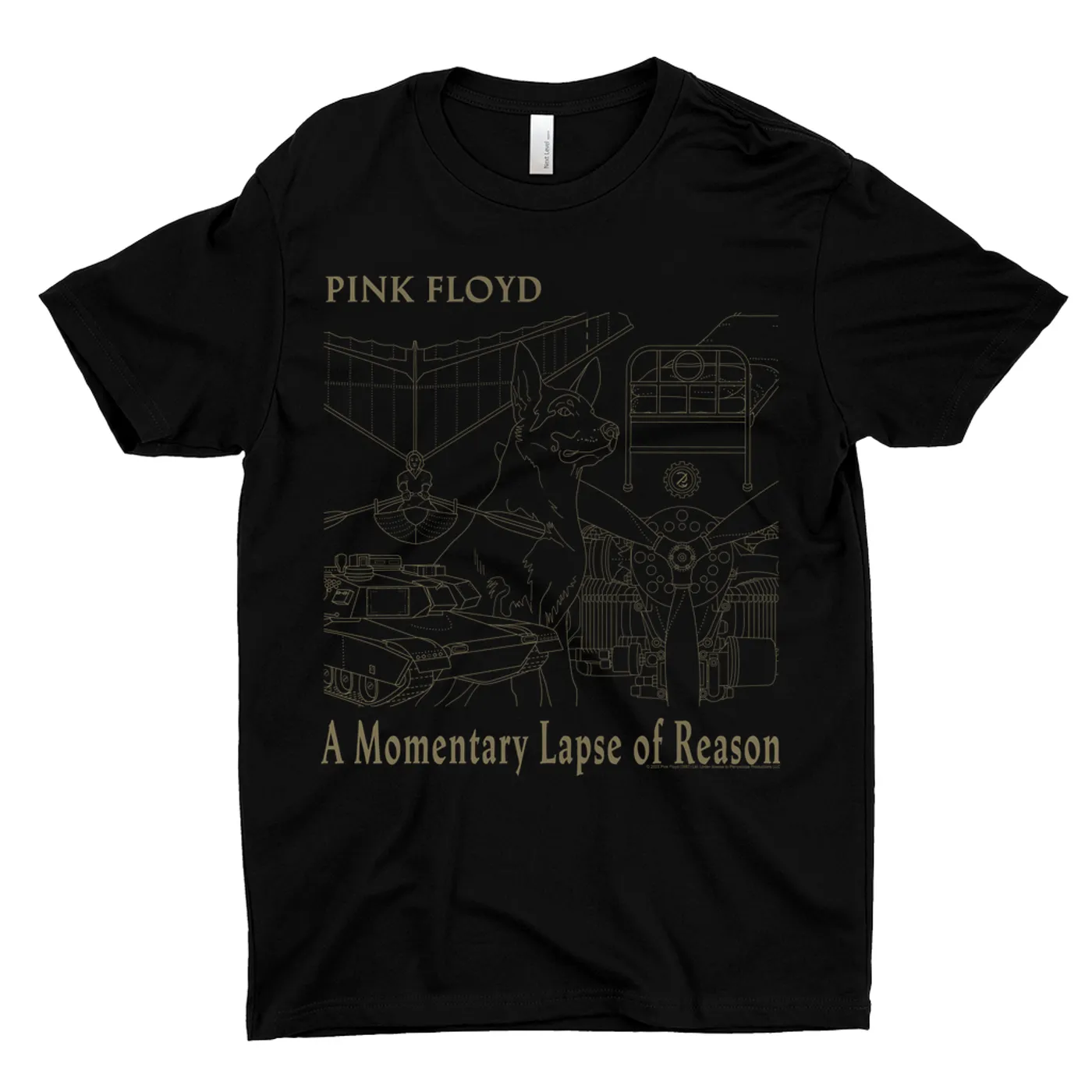 Pink Floyd T-Shirt | A Momentary Lapse of Reason Schematic Pink Floyd Shirt