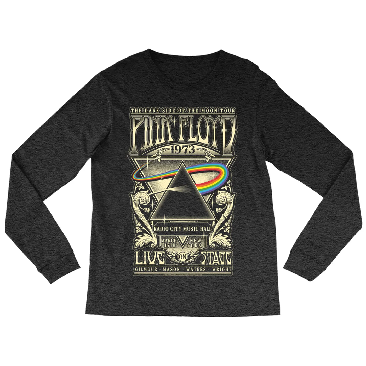 Pink Floyd Long Sleeve Shirt | Live On Stage At Carnegie Hall Pink Floyd Shirt