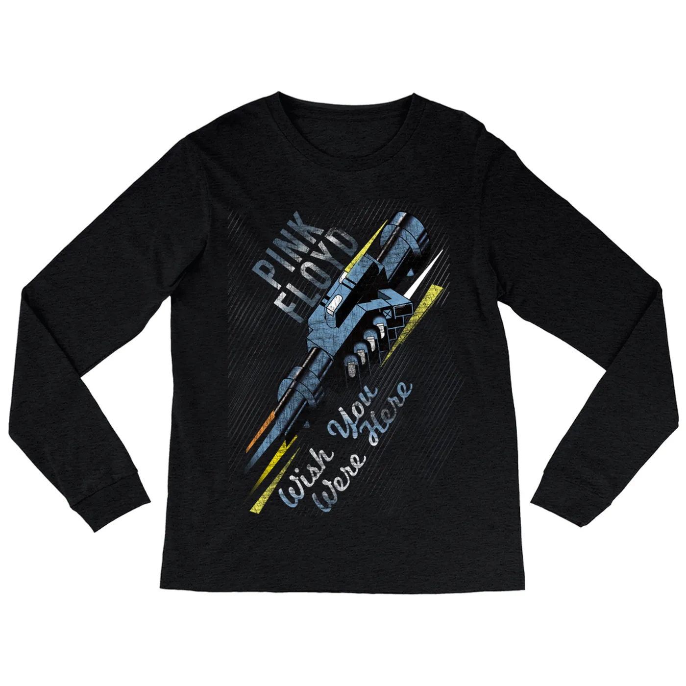 Pink Floyd Long Sleeve Shirt | Wish You Were Here Handshake Art Pink Floyd Shirt