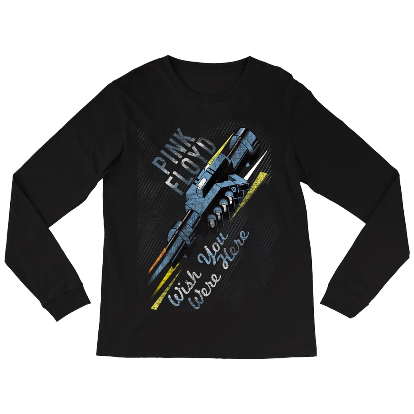 Pink Floyd Long Sleeve Shirt | Wish You Were Here Handshake Art Pink Floyd Shirt