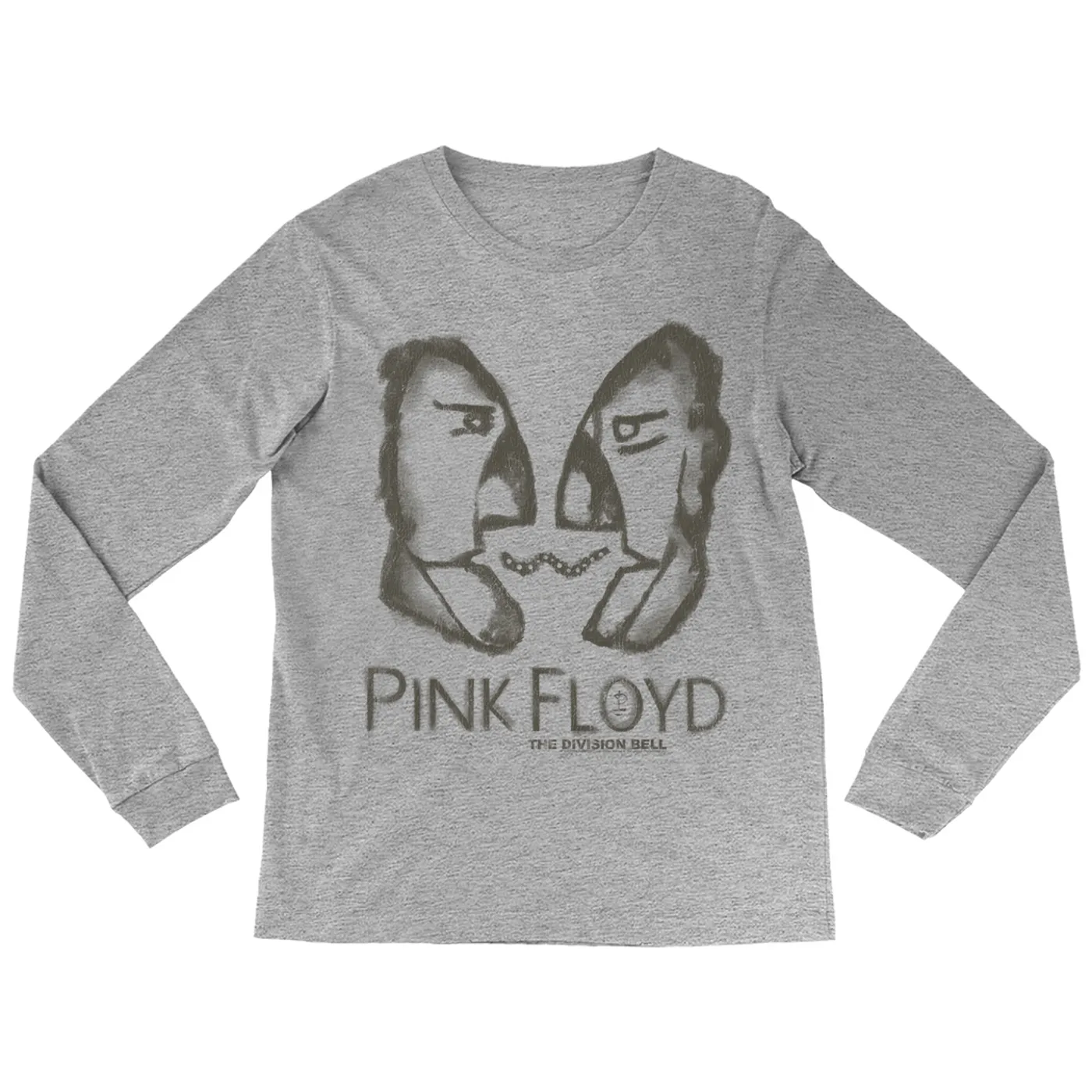 Pink Floyd Long Sleeve Shirt | Bioworld Division Bell Pencil Sketch Pink Floyd Shirt