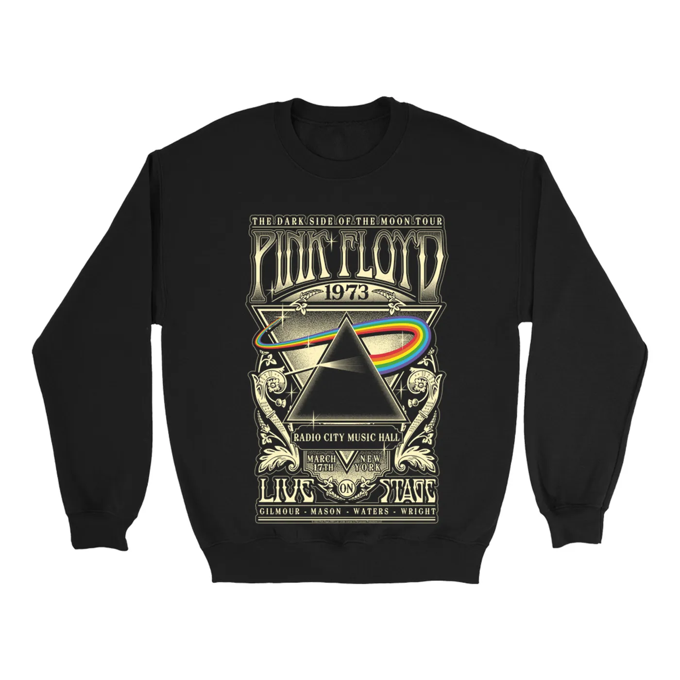 Pink Floyd Sweatshirt | Live On Stage At Carnegie Hall Pink Floyd Sweatshirt