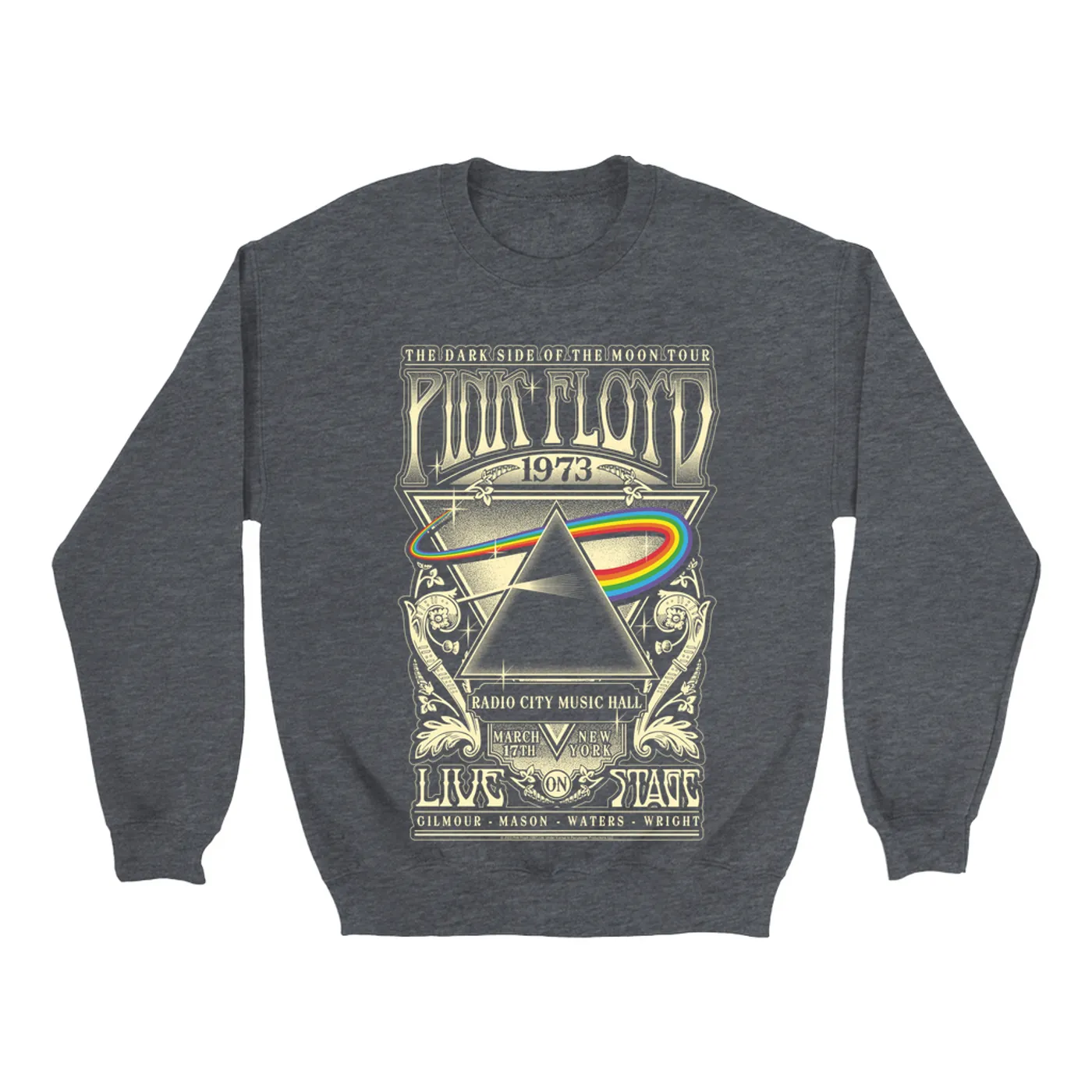 Pink Floyd Sweatshirt | Live On Stage At Carnegie Hall Pink Floyd Sweatshirt