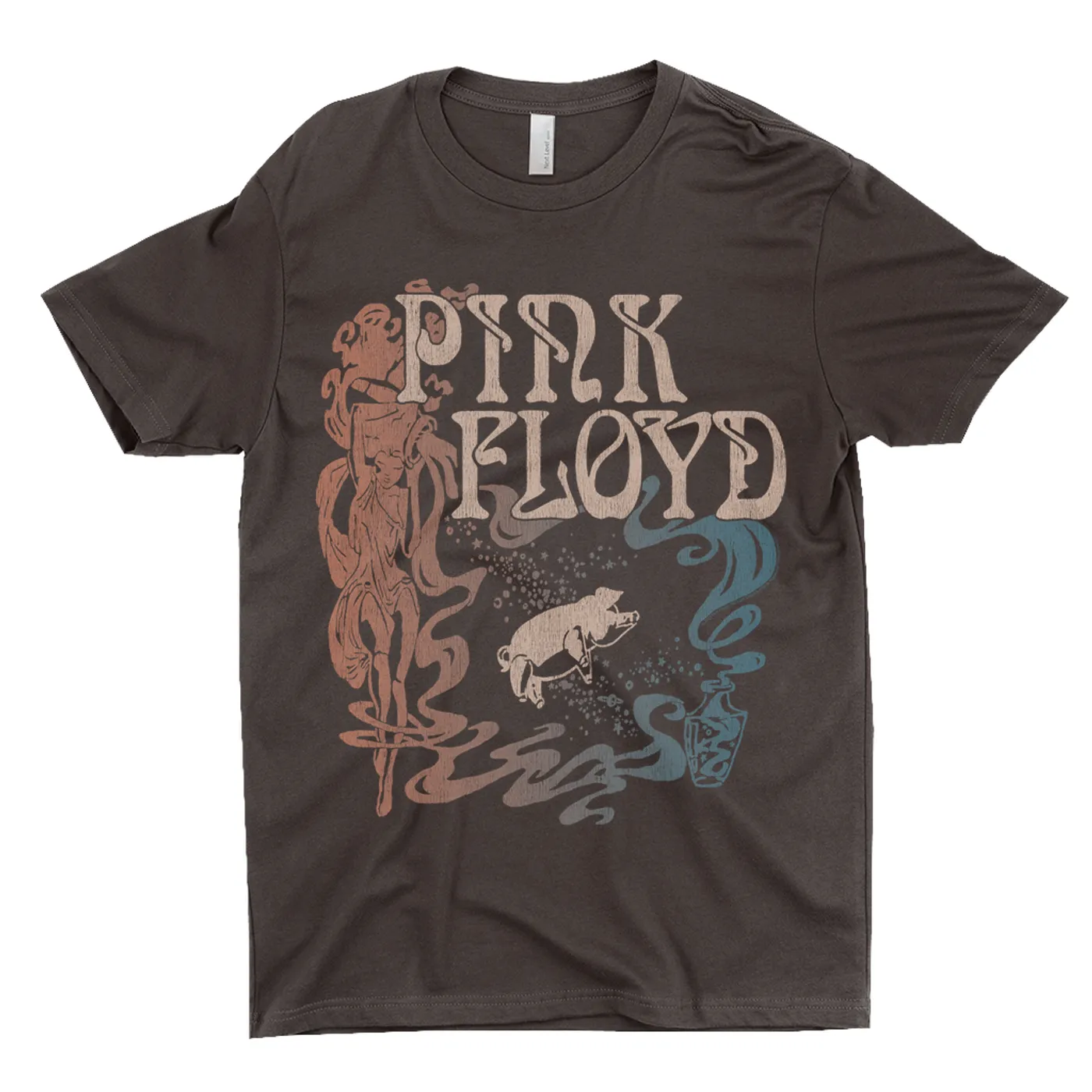 Pink Floyd T-Shirt | On Stage Vintage Art Nouveau Animals Design Pink Floyd Shirt