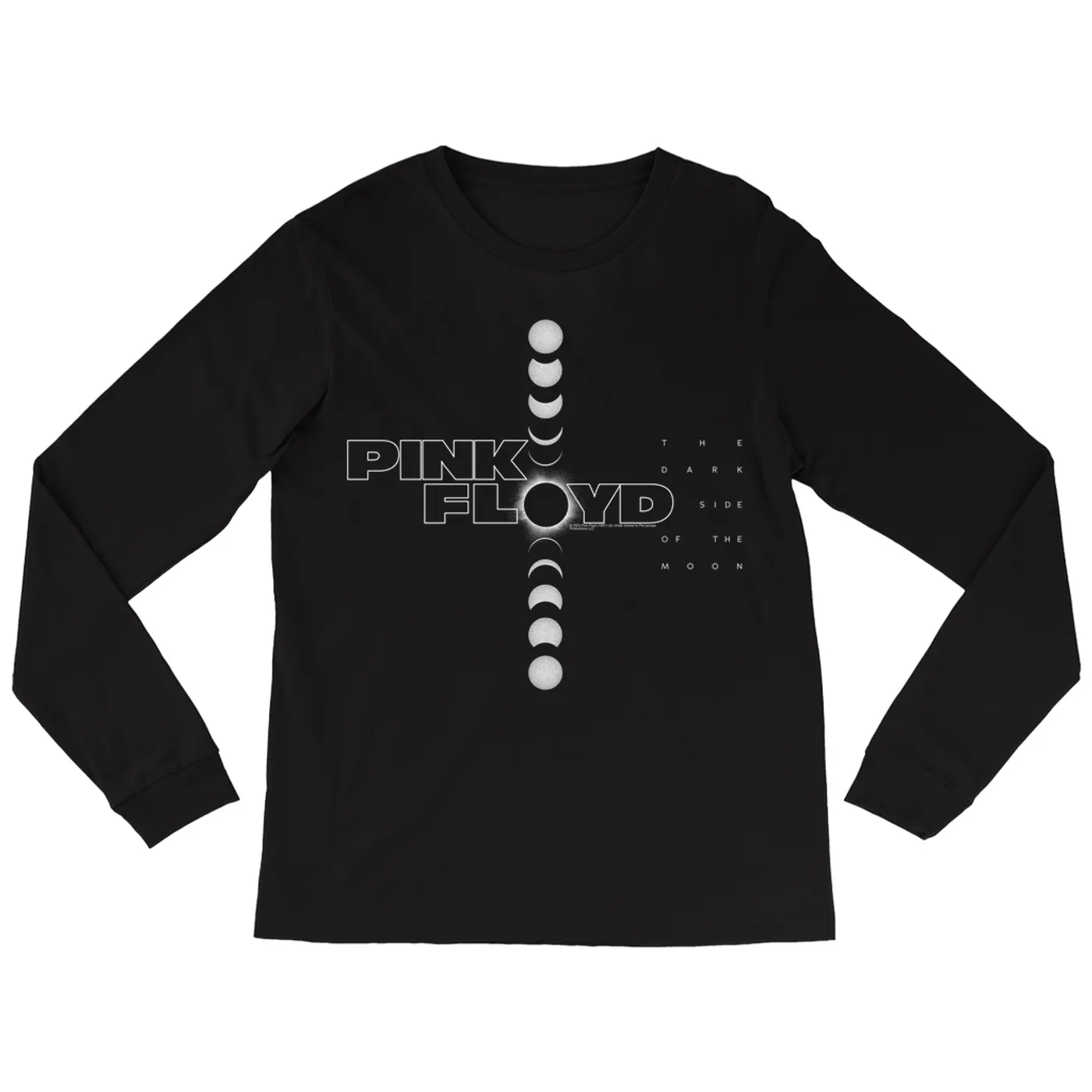 Pink Floyd Long Sleeve Shirt | Eclipse Vertical Logo Pink Floyd Shirt