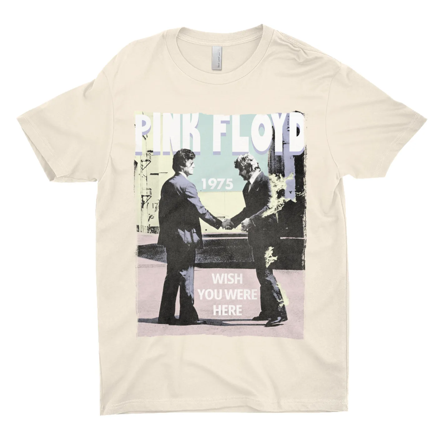 Pink Floyd T-Shirt | Pastel Wish You Were Here Design Pink Floyd Shirt