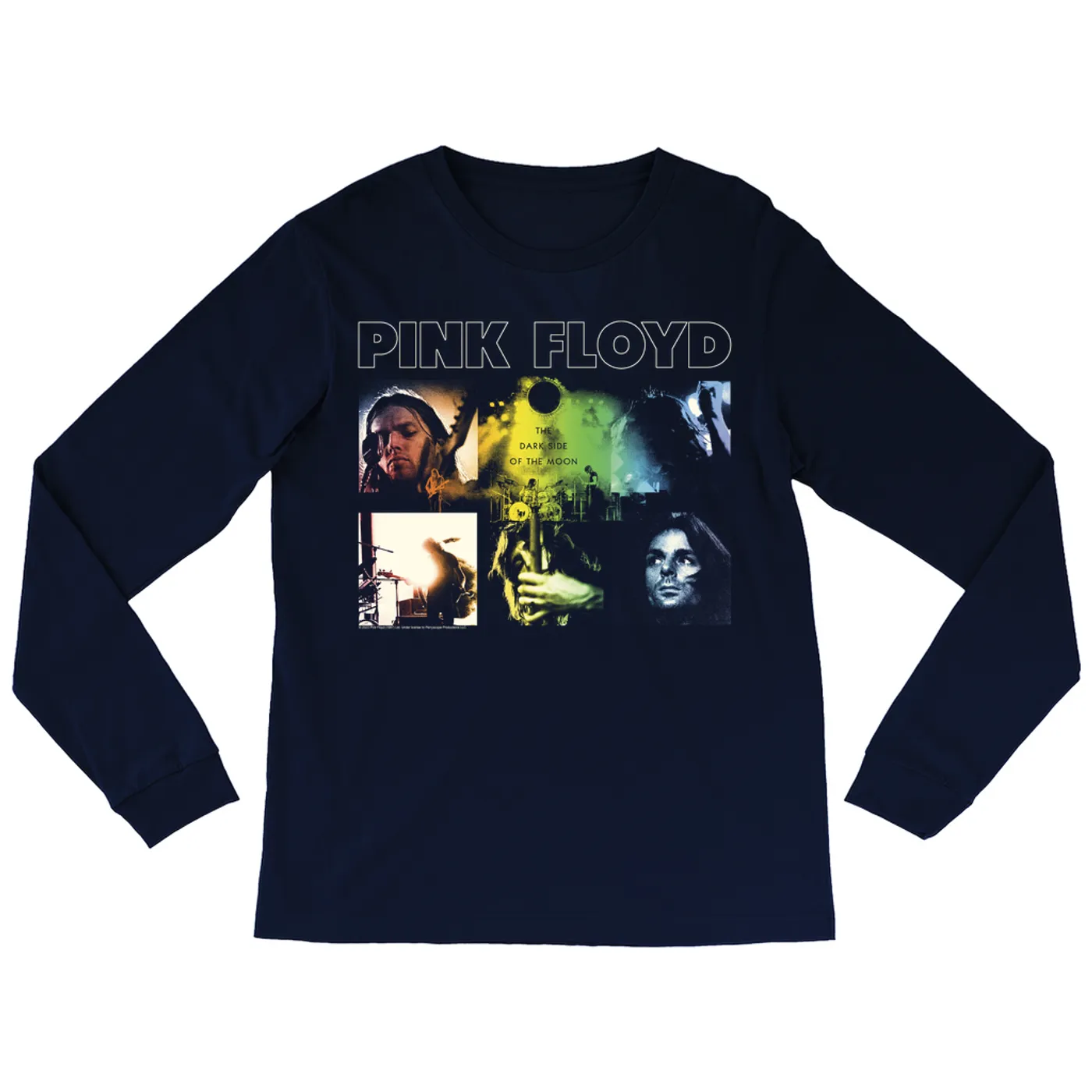 Pink Floyd Long Sleeve Shirt | Rainbow Ombre Live Band Poster Pink Floyd Shirt