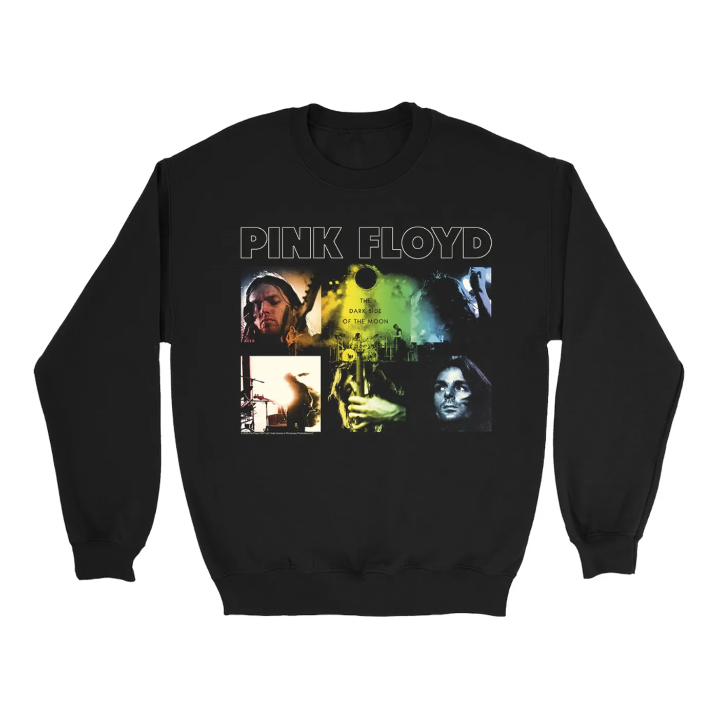 Pink Floyd Sweatshirt | Rainbow Ombre Live Band Poster Pink Floyd Sweatshirt